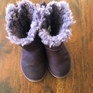 Girl UGG purple boots size 8